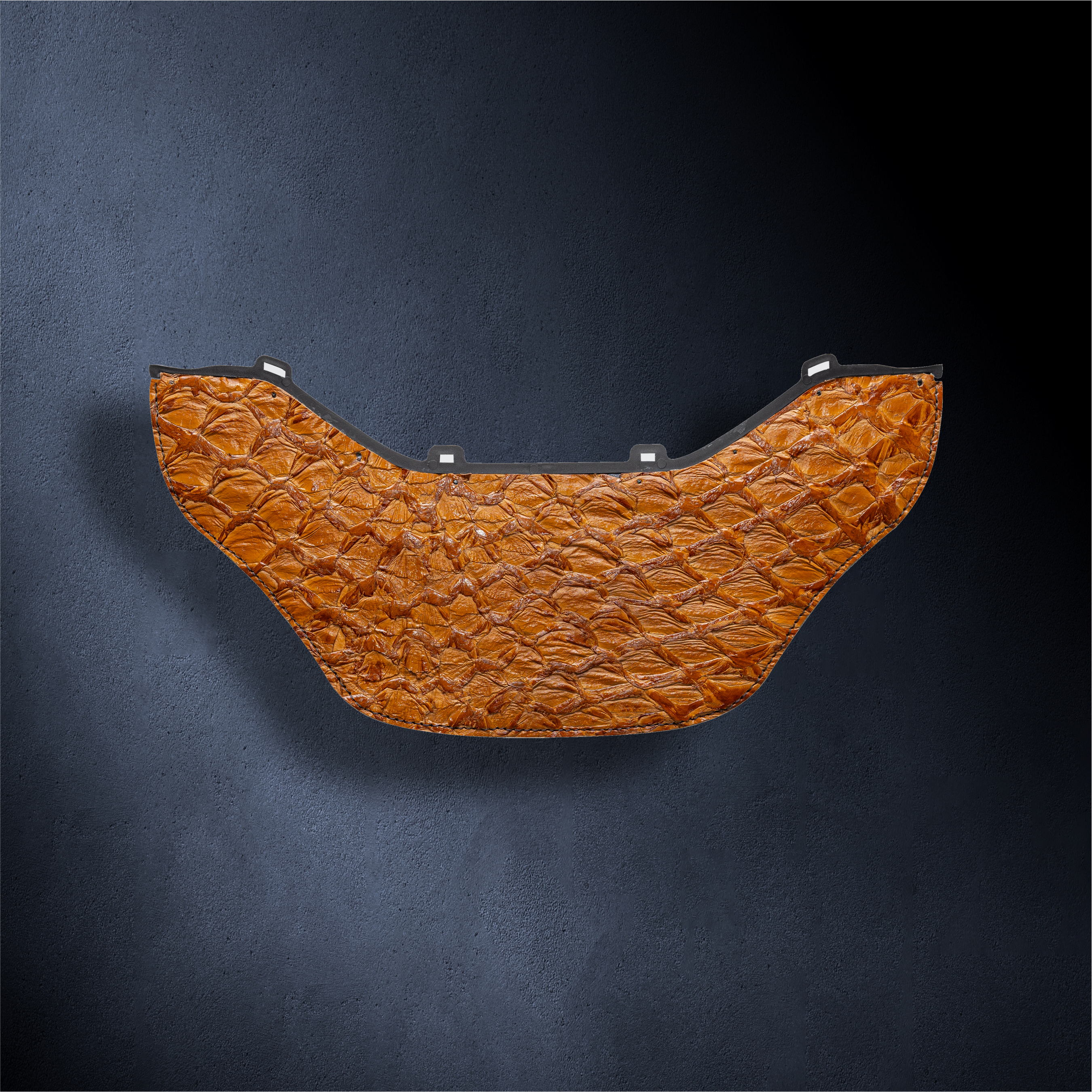 Genuine Pirarucu Bib Coniac– Slimline Series